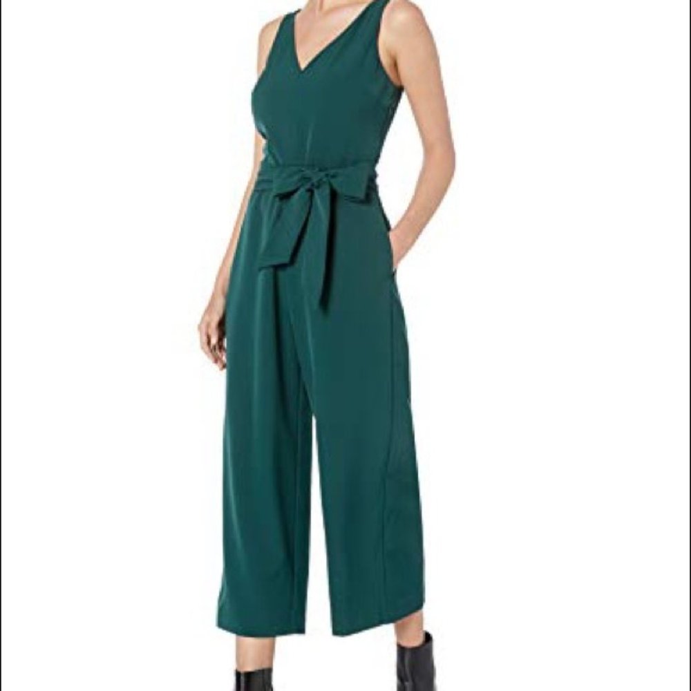 Sam Edelman Hunter Green Jumpsuit Sz 14